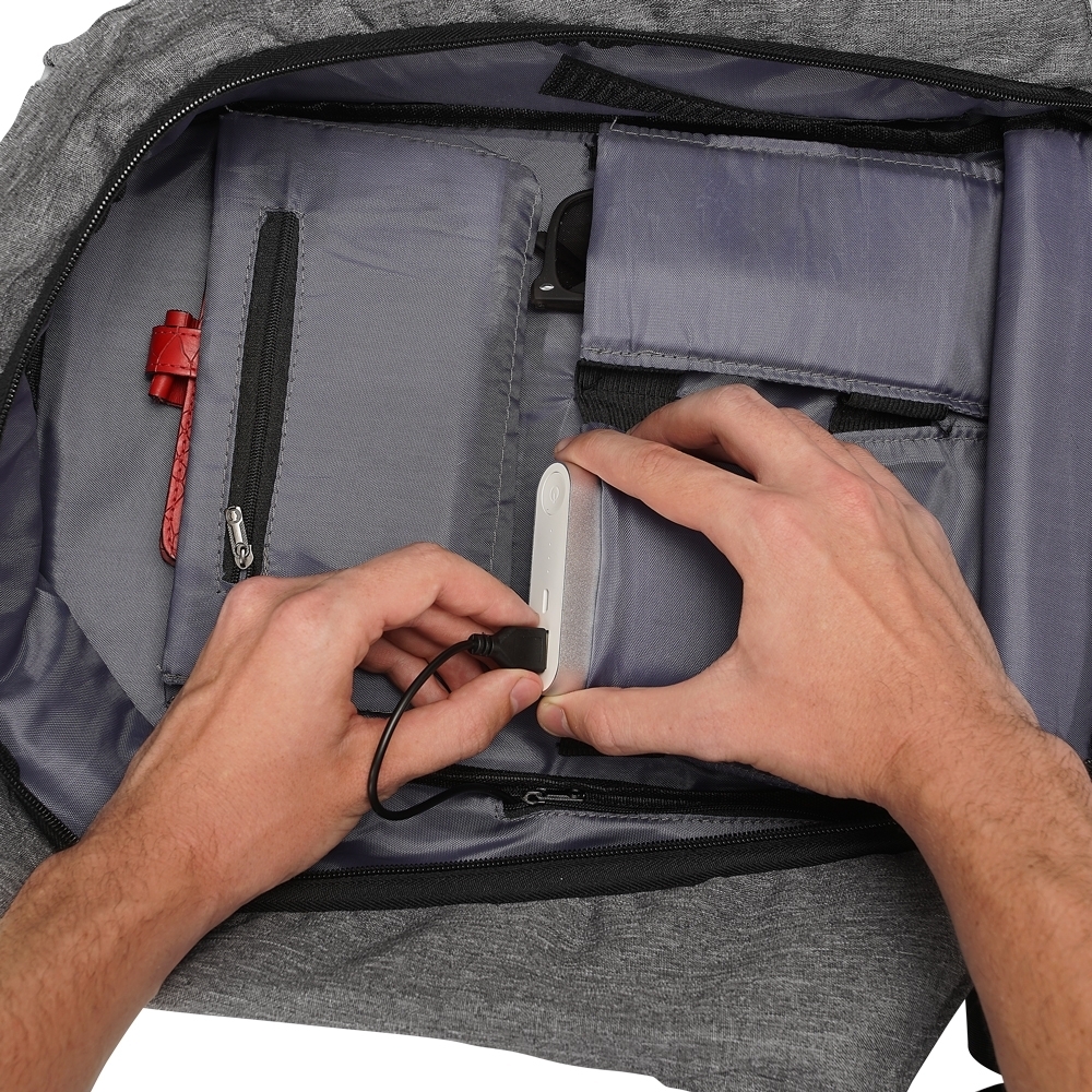 Mochila Anti-Furto USB - Imagem 6